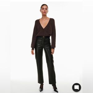 Artizia wilfred leather jeans brand new